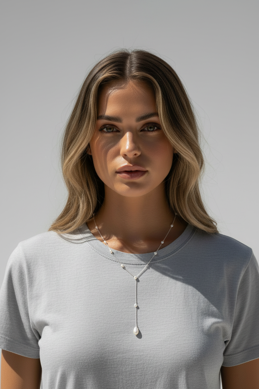 Blanca - Collar vintage con perlas