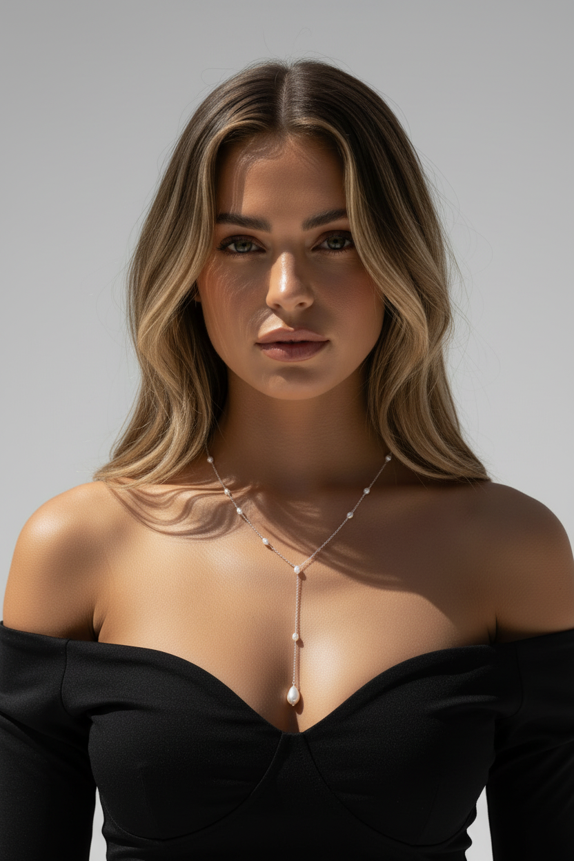 Blanca - Collar vintage con perlas