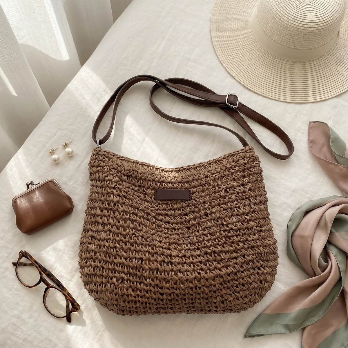 CARMEN - ELEGANTE BOLSO TEJIDO