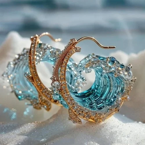 PENDIENTES MAR FLOTANTE
