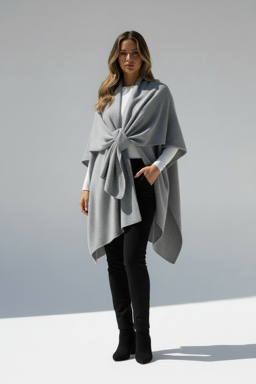 Chal - Bufanda poncho larga