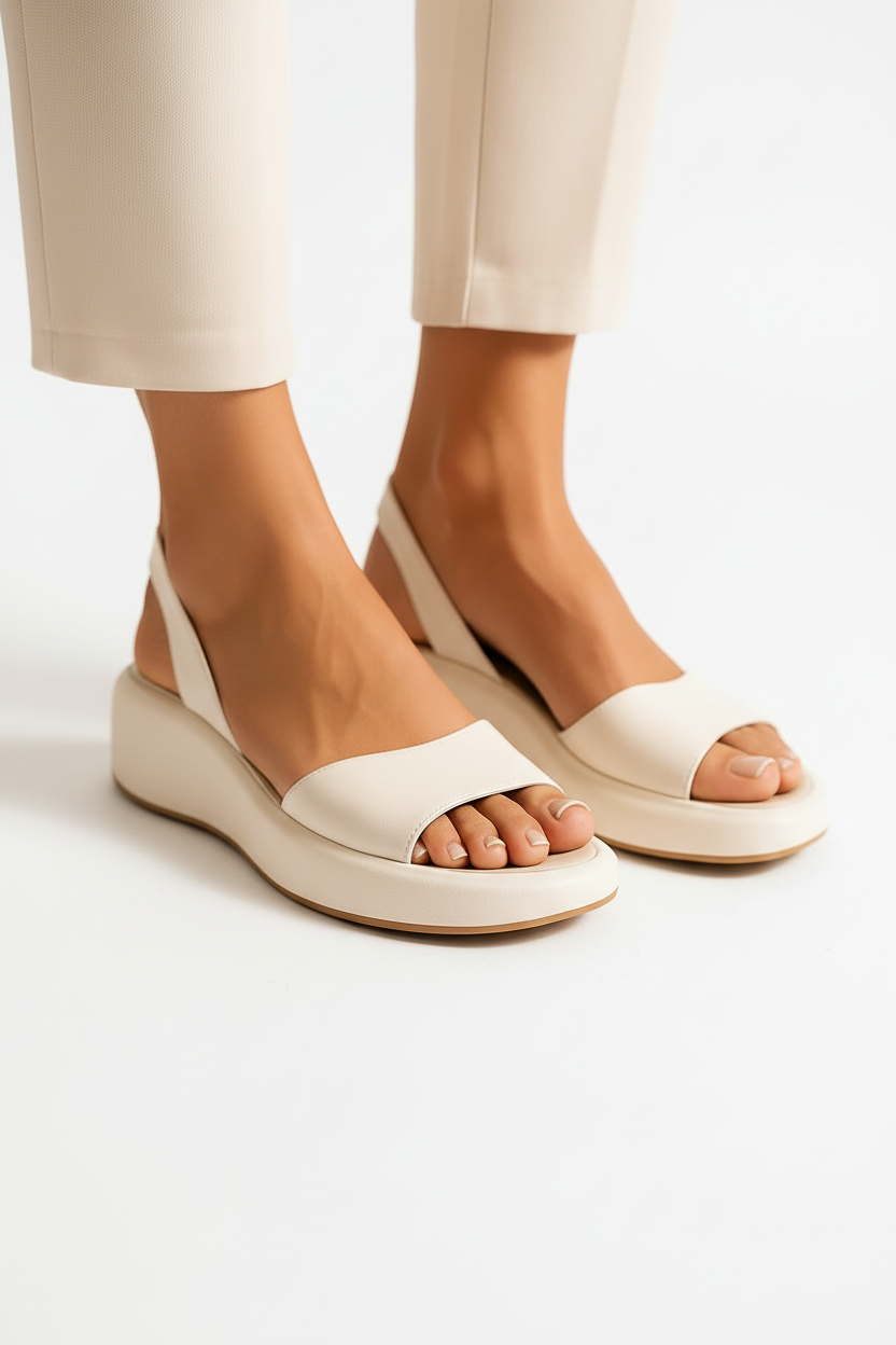 Valeria - Sandalias minimalistas con puntera abierta