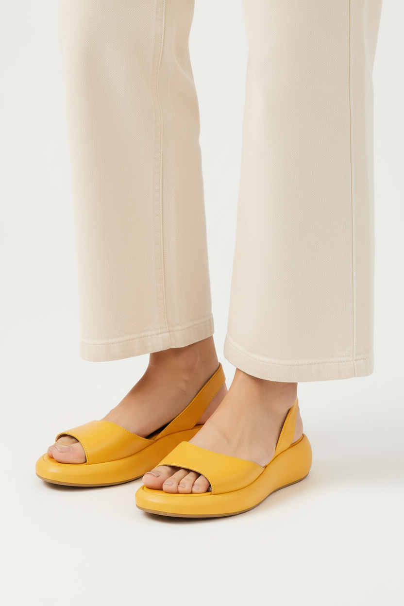 Valeria - Sandalias minimalistas con puntera abierta