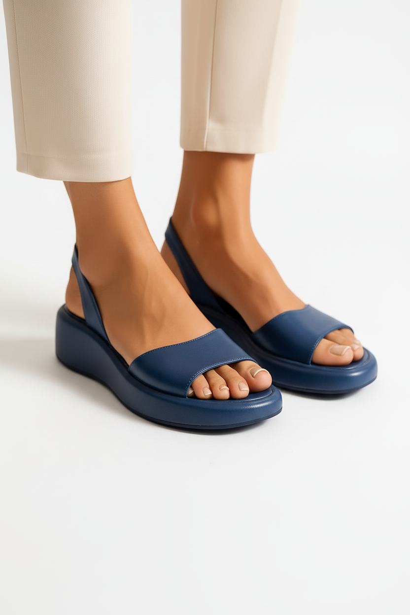 Valeria - Sandalias minimalistas con puntera abierta